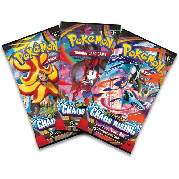 POKEMON TCG: Mega Evolution CHAOS RISING 3PK BLISTER