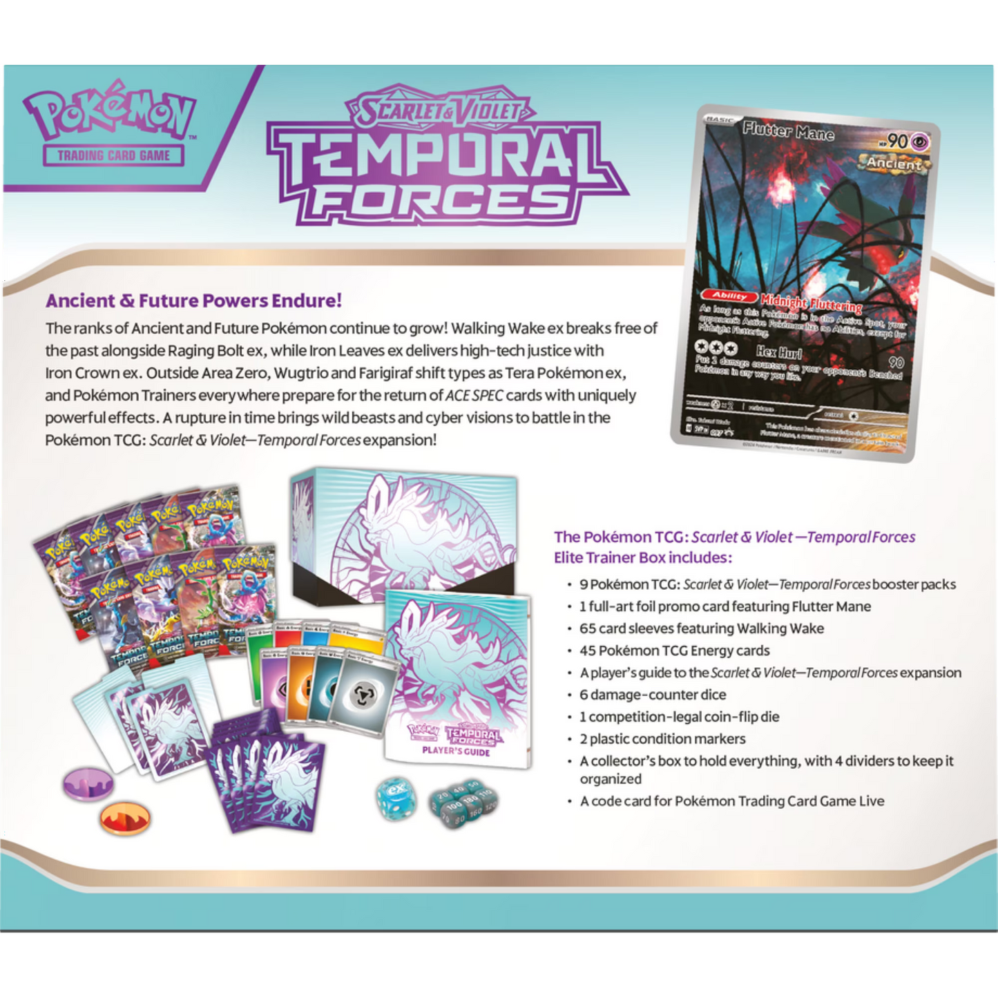 Pokemon TCG: Temporal Forces (Walking Wake) Elite Trainer Box