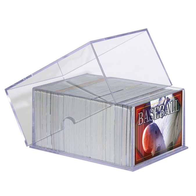 2-Piece Clear 250 Card Storage Box