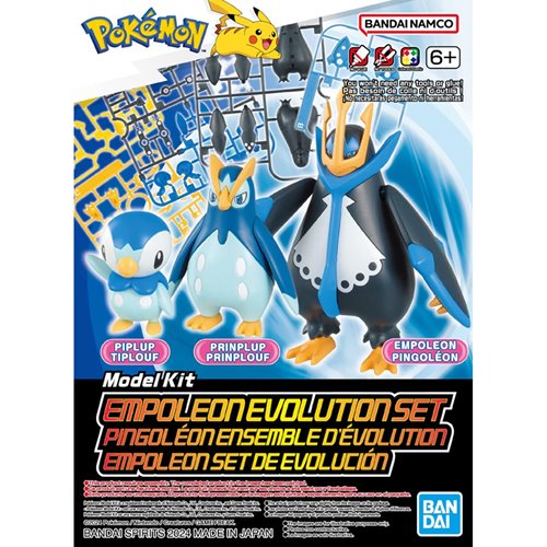 Pokemon Empoleon Evolution Set Model Kit