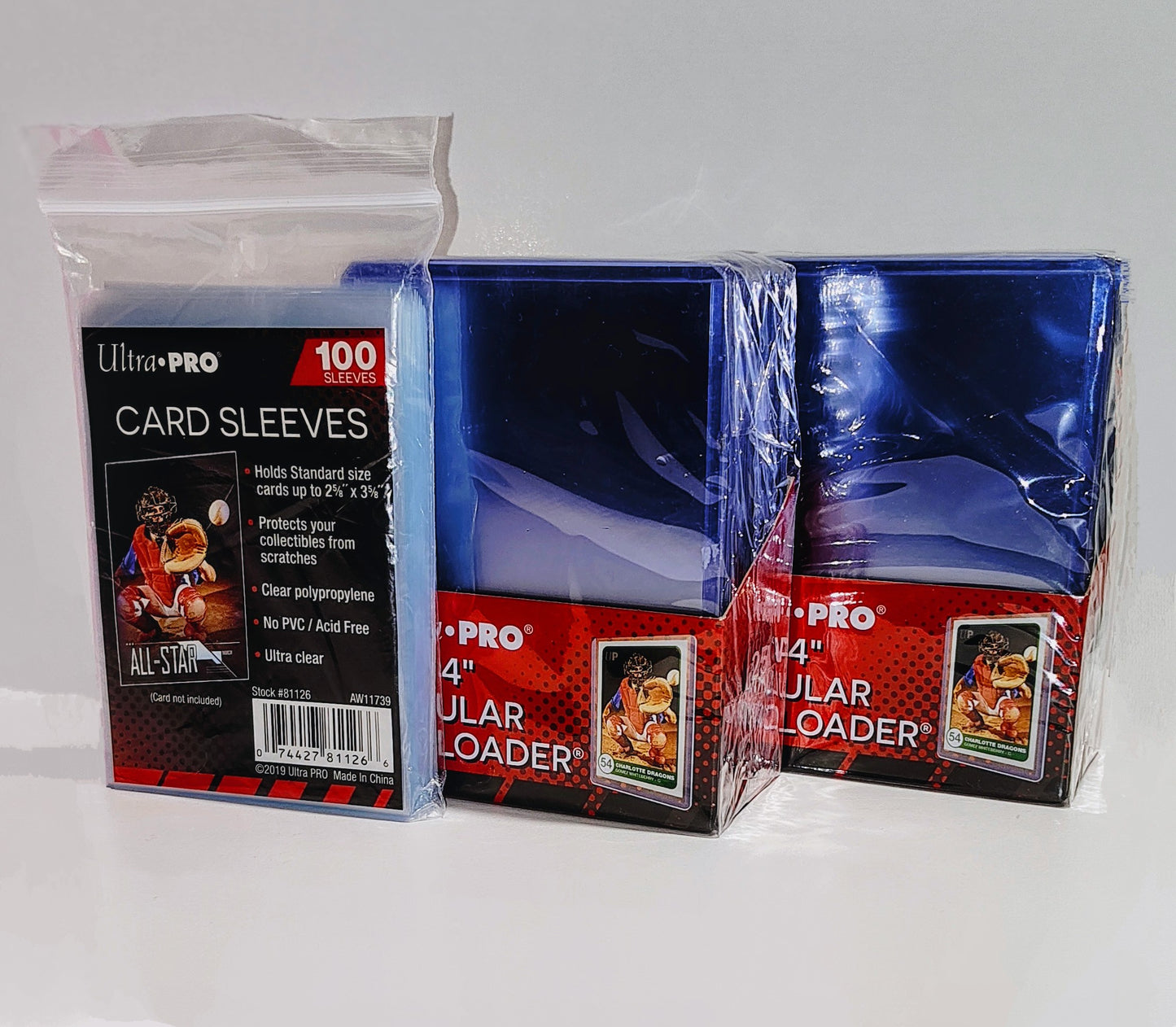 Ultra Pro Top Loader and Penny Sleeve Combo
