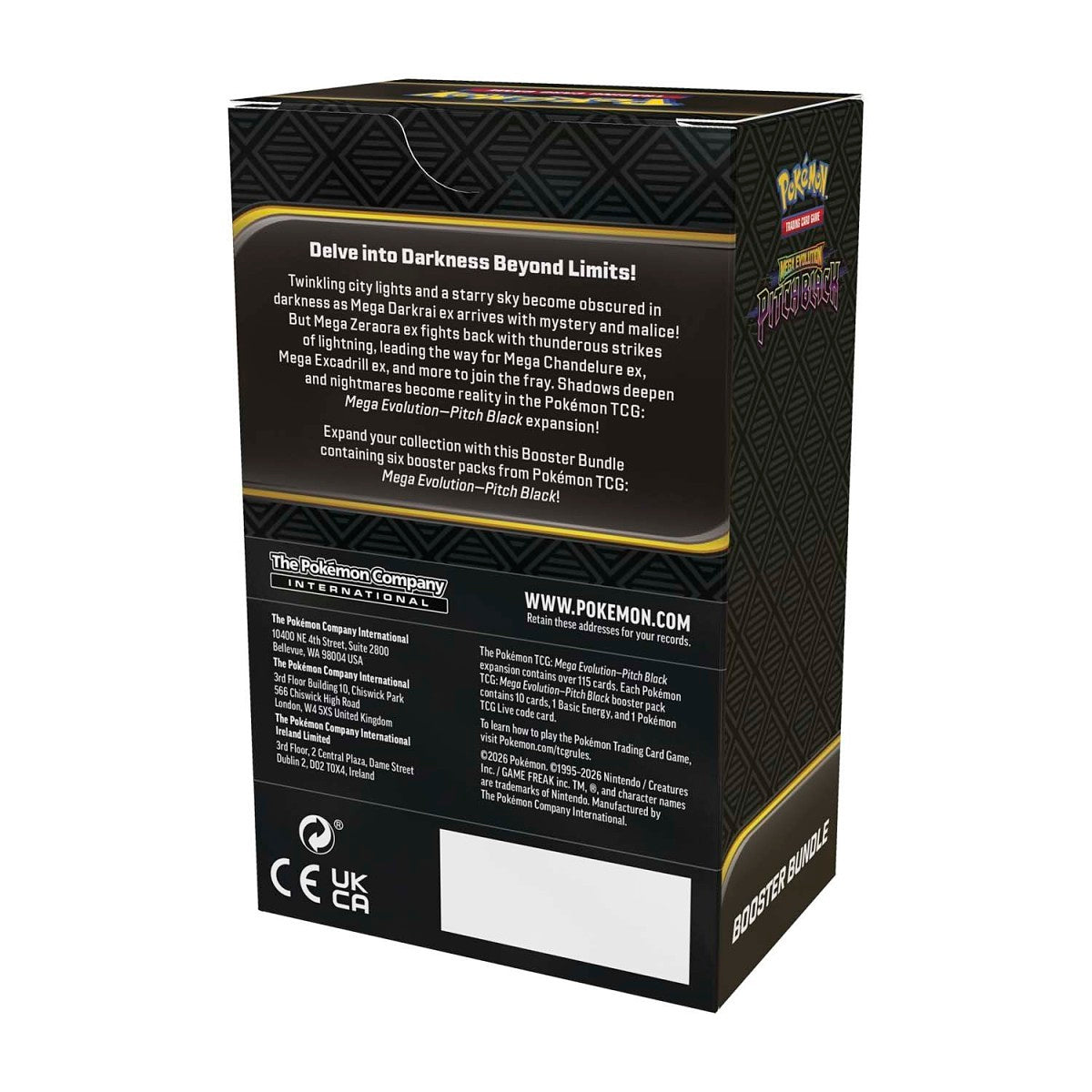Pokemon TCG: Pitch Black Booster Bundle