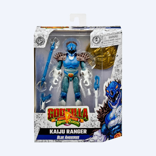 Godzilla vs Mighty Morphin Power Rangers Kaiju Ranger Blue Anguirus Action Figure