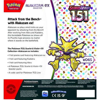Pokemon TCG: Scarlet and Violet 151 Alakazam ex Collection