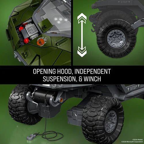 Brick Shop Hot Wheels Halo UNSC M12 Warthog Vehicle