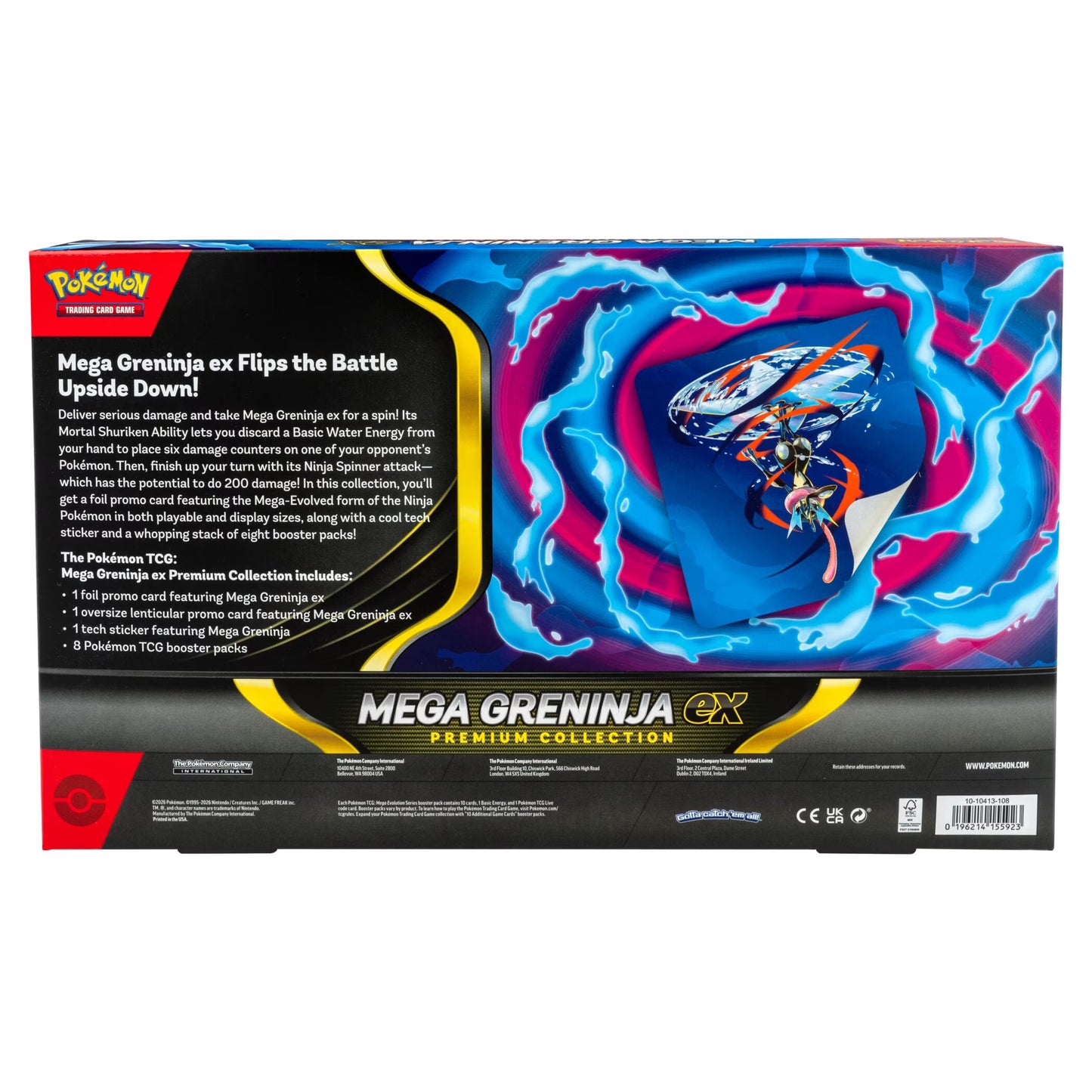 Pokemon TCG: Mega Greninja ex Premium Collection