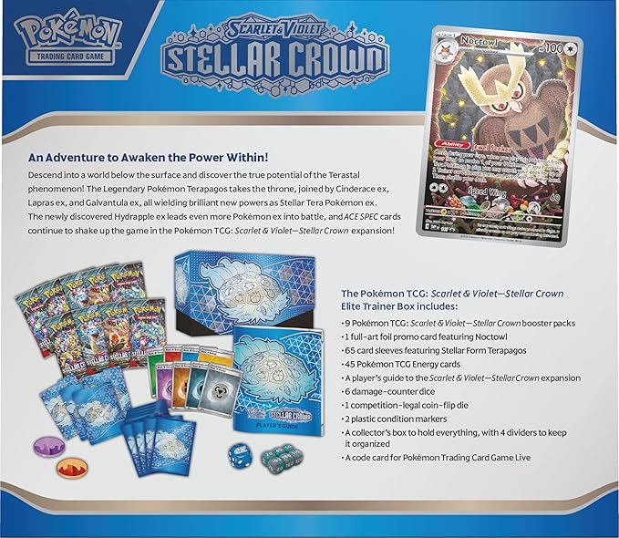 Pokemon TCG: Stellar Crown Elite Trainer Box