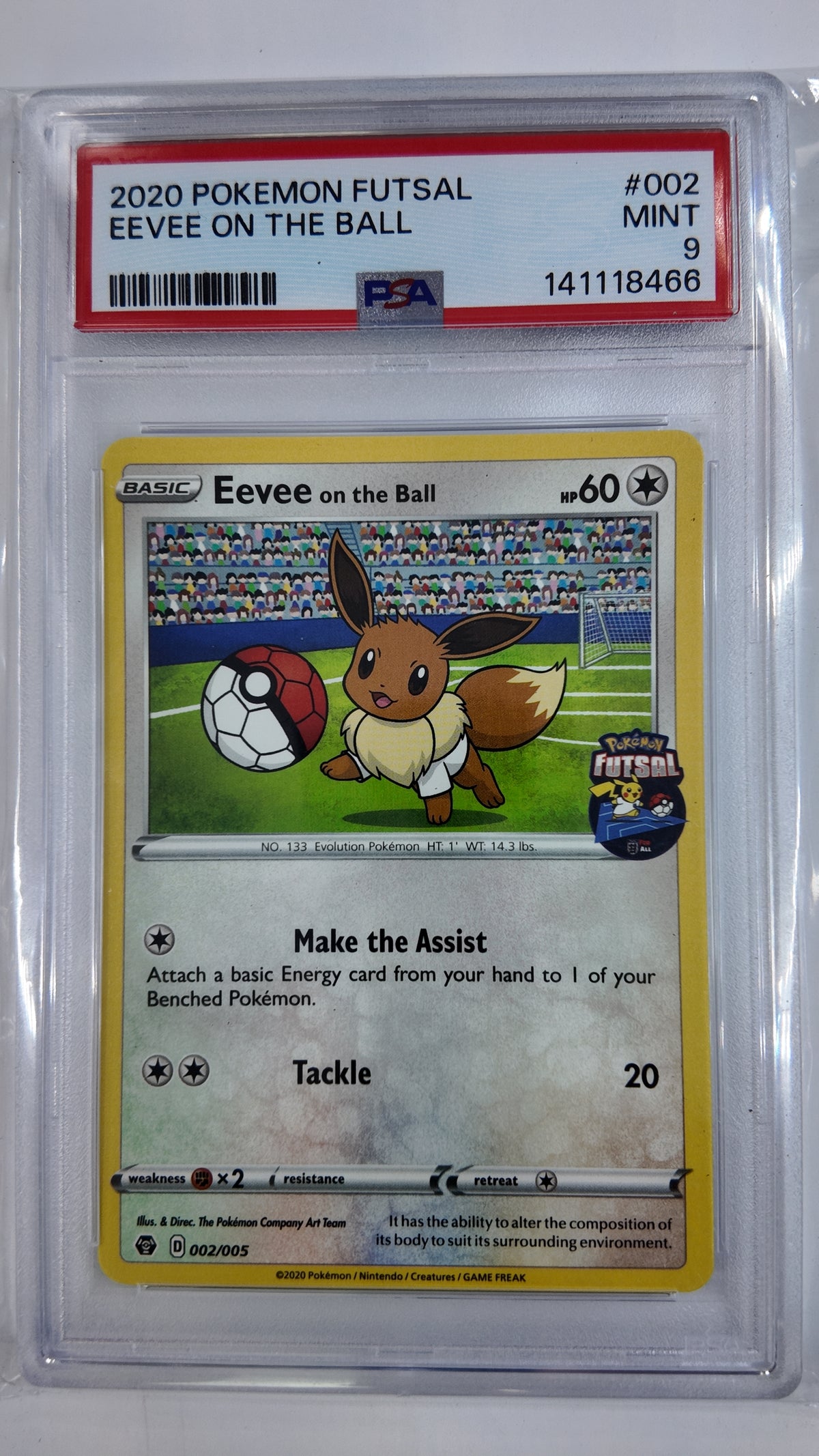 Pokemon Futsal Eevee on the ball #2 PSA:9