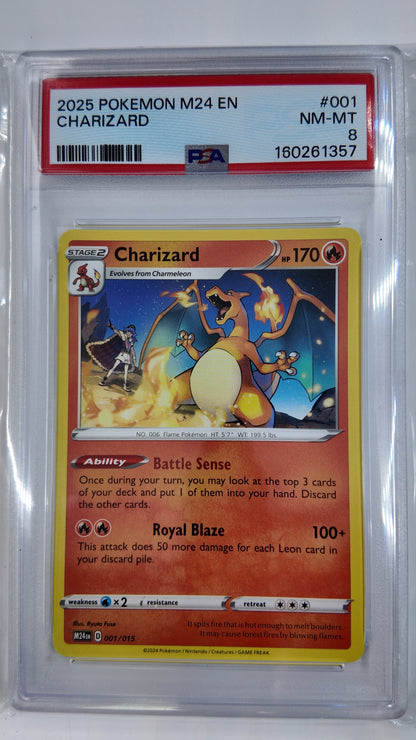 McDonald's 2024 Charizard #1 PSA:8