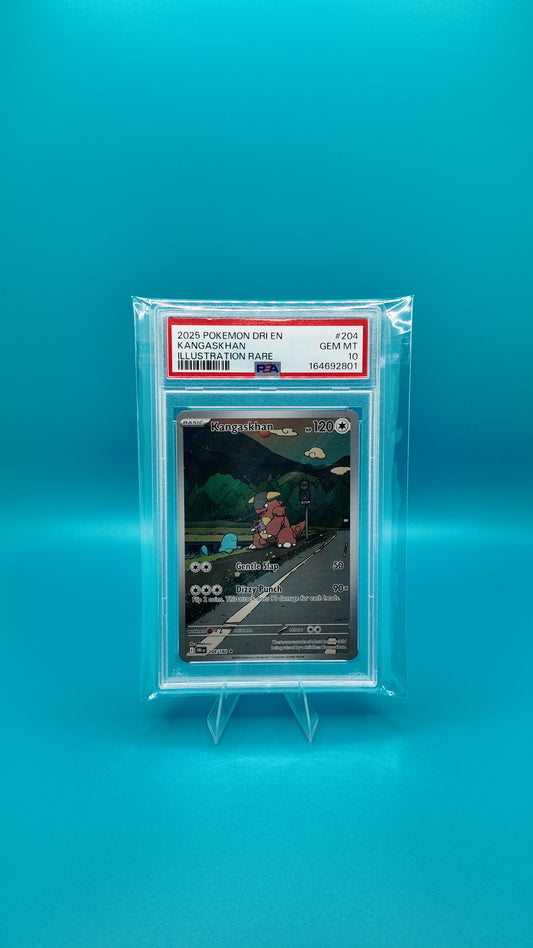 2025 Pokemon Destined Rivals #204 Kangaskhan IR PSA: 10