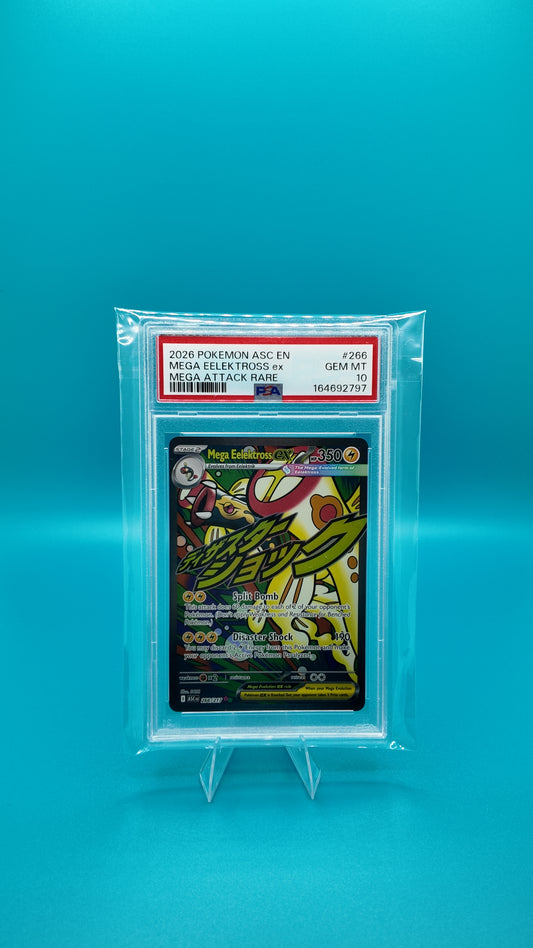 2026 Pokemon Acsended Heroes #266 Mega Eelektross ex MAR PSA: 10
