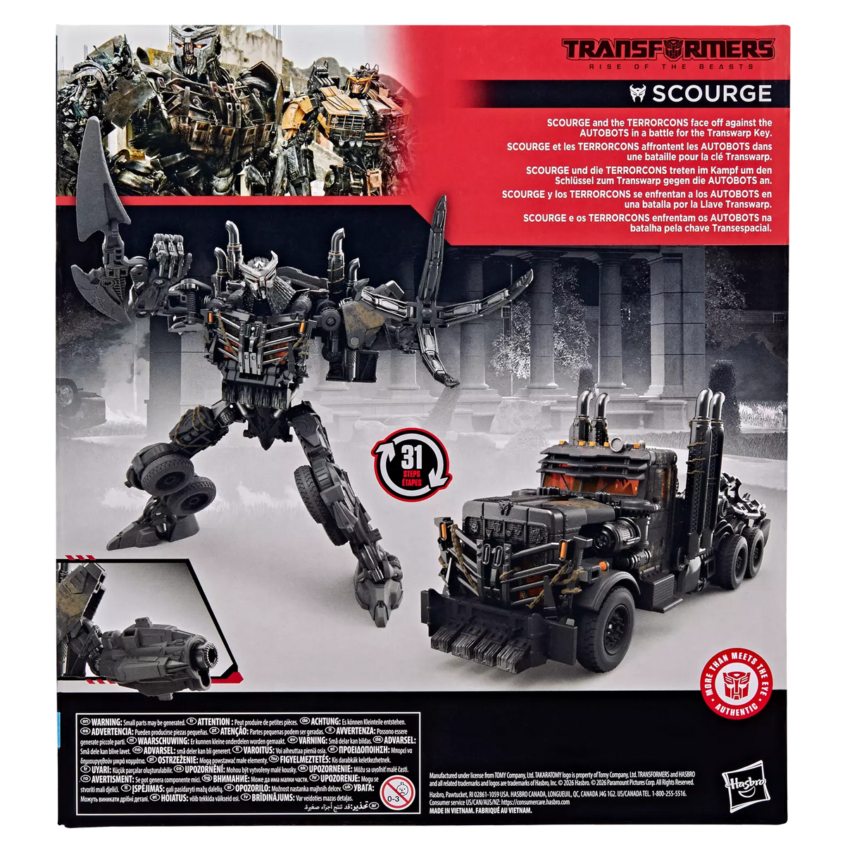 Transformers Studio Series Rise of the Beasts Leader Class Scourge