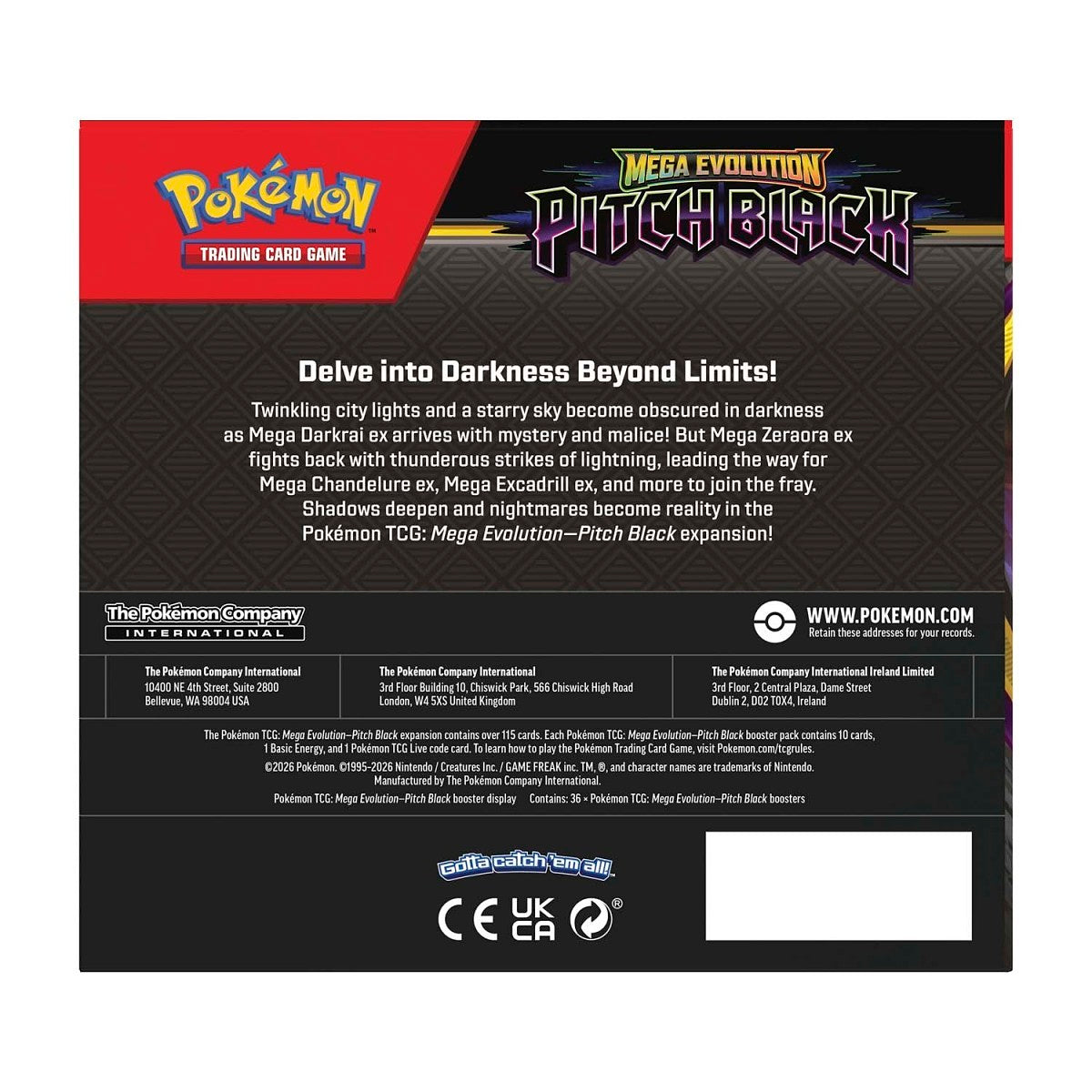 Pokemon TCG: Pitch Black Booster Box