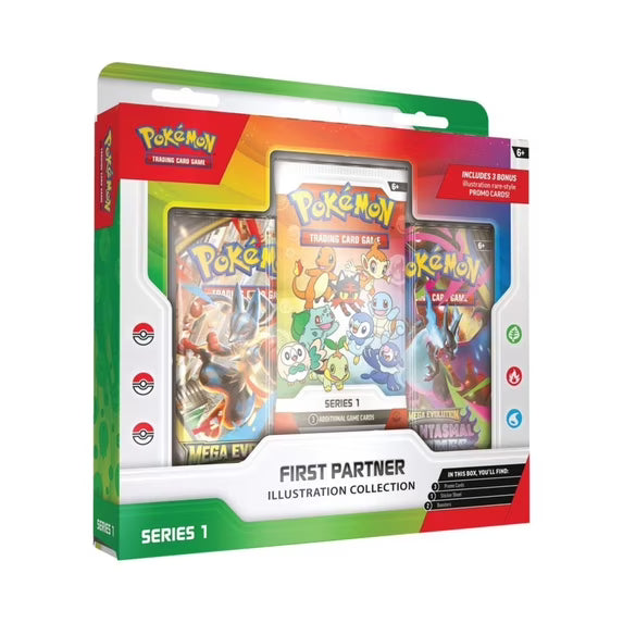 Pokemon TCG First Partner Illustration Collection Series 1