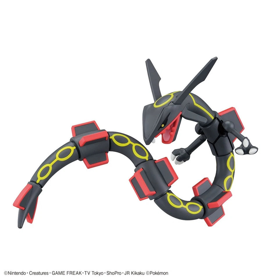 Bandai Spirits Pokemon Plastic Model: Black Rayquaza